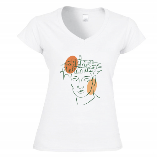 T-Shirt Donna Scollo V