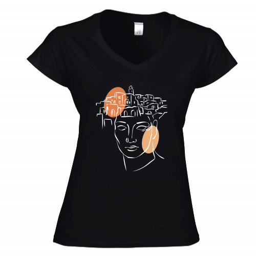 T-Shirt Donna Scollo V