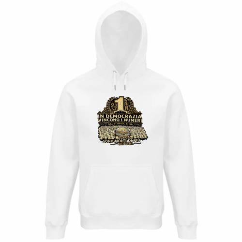 Felpa Organica Unisex Cappuccio