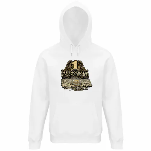 Felpa Organica Unisex Cappuccio