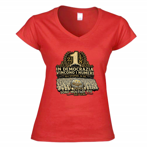 T-Shirt Donna Scollo V