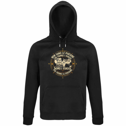 Felpa Organica Unisex Cappuccio