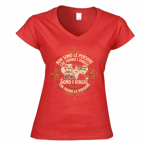 T-Shirt Donna Scollo V