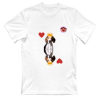 Tshirt Large Spooky Re di cuori