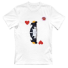 Tshirt Large Wyke Re di cuori