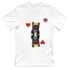 Tshirt large Nalini Regina di cuori