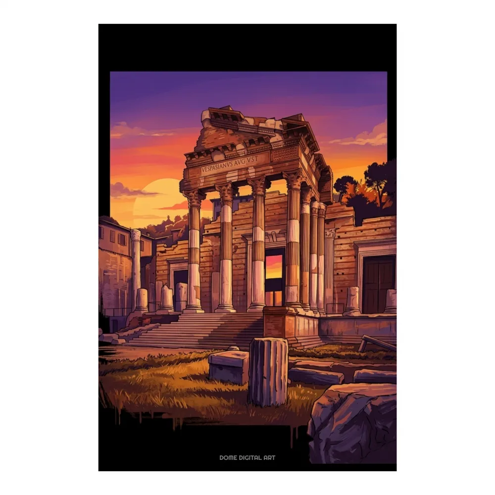 Canvas TEMPIO CAPITOLINO BRESCIA Summer 1