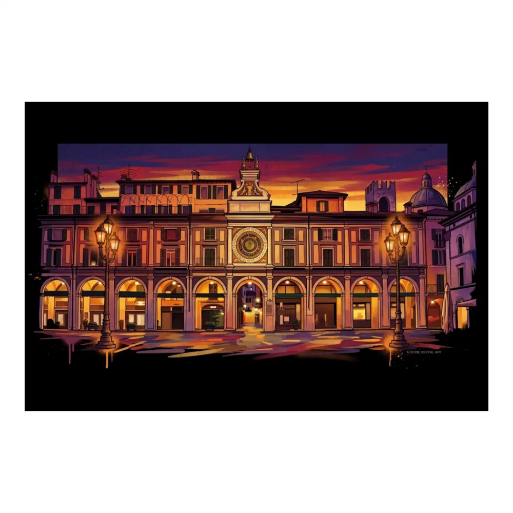 Canvas PIAZZA DELLA LOGGIA BRESCIA Summer 8