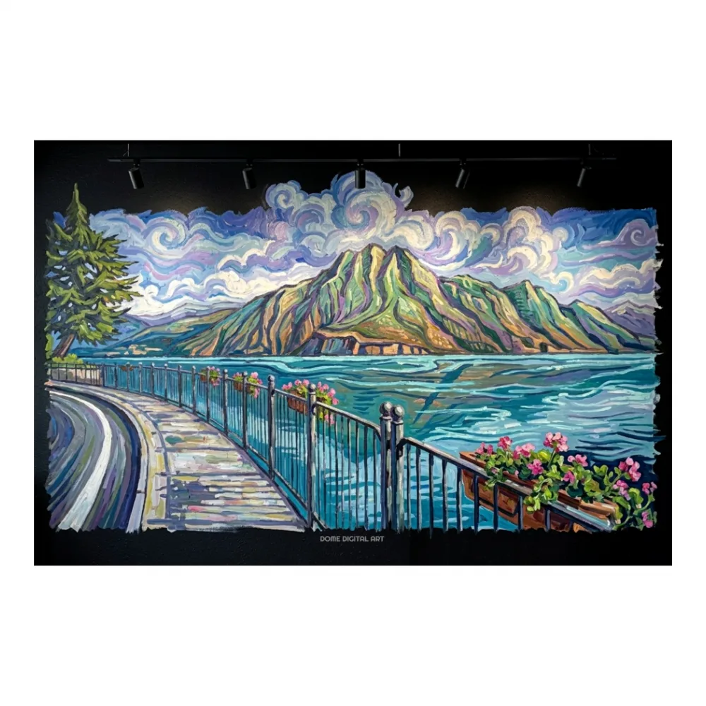 Canvas Quadro RIVA DI SOLTO summer 3