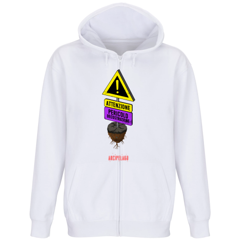 Felpa Premium Cappuccio Zip