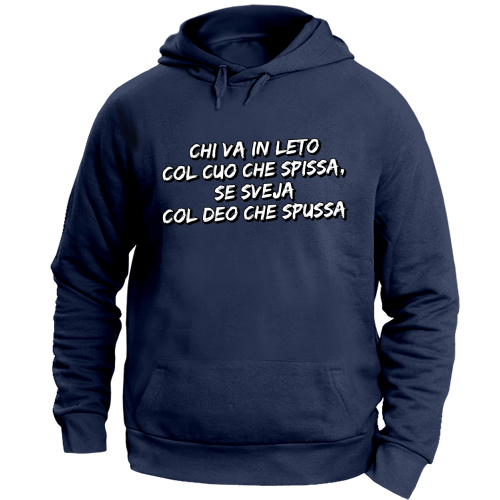Felpa Unisex con Cappuccio Large