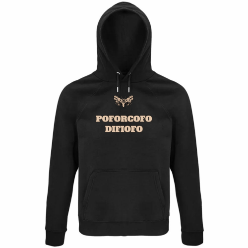 Felpa Organica Unisex Cappuccio