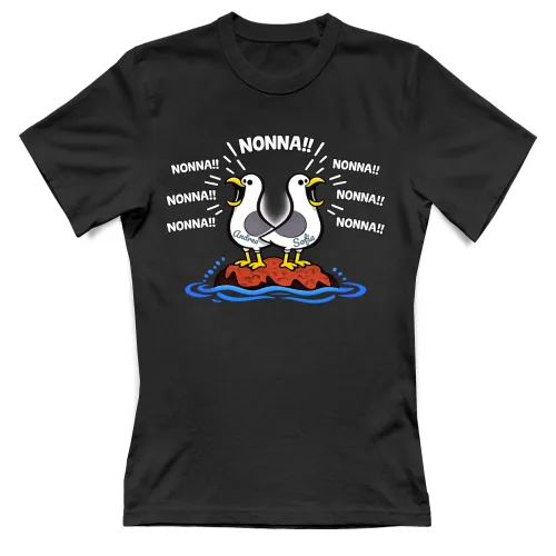 Nonna nonna nonna! T-shirt festa dei nonni 2 nipot