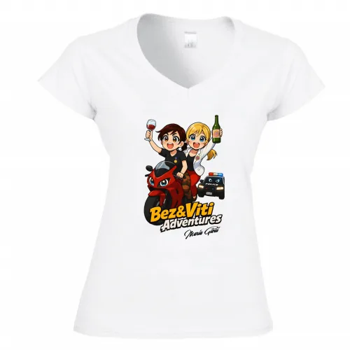 T-Shirt Donna Scollo V
