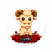 15cm Round Sticker 6.49 &euro;