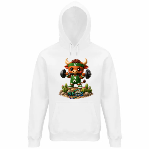 Felpa Organica Unisex Cappuccio