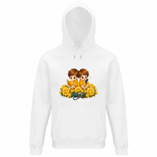 Felpa Organica Unisex Cappuccio