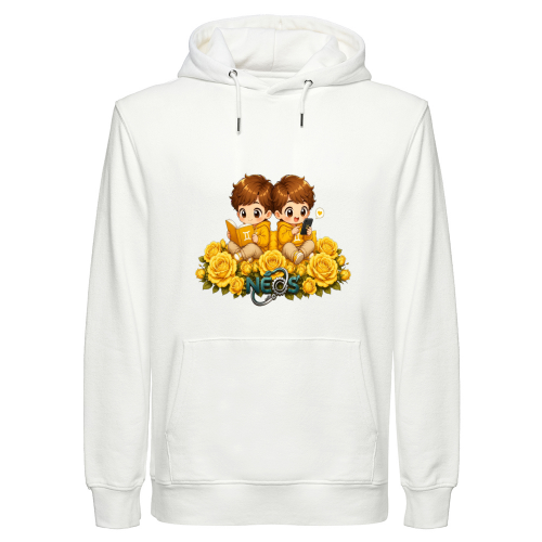Felpa Cappuccio Unisex Canapa