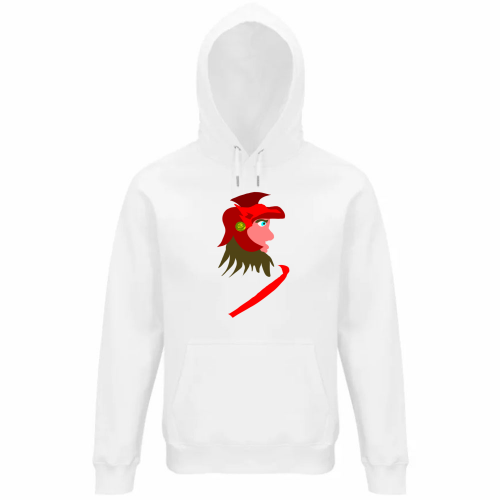 Felpa Organica Unisex Cappuccio