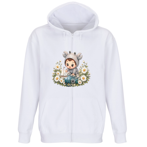 Felpa Premium Cappuccio Zip