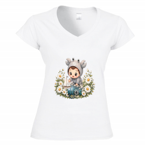 T-Shirt Donna Scollo V
