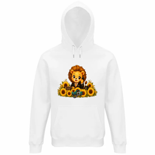 Felpa Organica Unisex Cappuccio