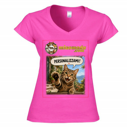 T-Shirt Donna Scollo V