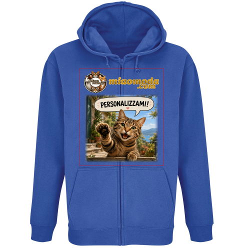 Felpa Premium Cappuccio Zip