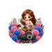8cm Round Sticker 4.90 &euro;