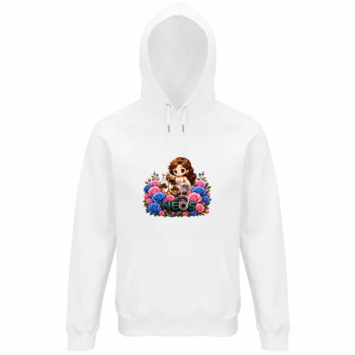 Felpa Organica Unisex Cappuccio