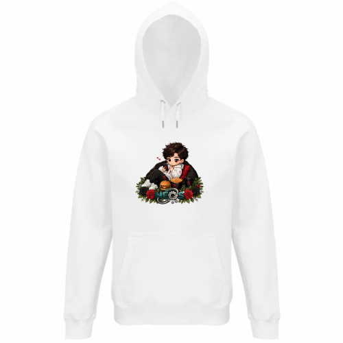 Felpa Organica Unisex Cappuccio