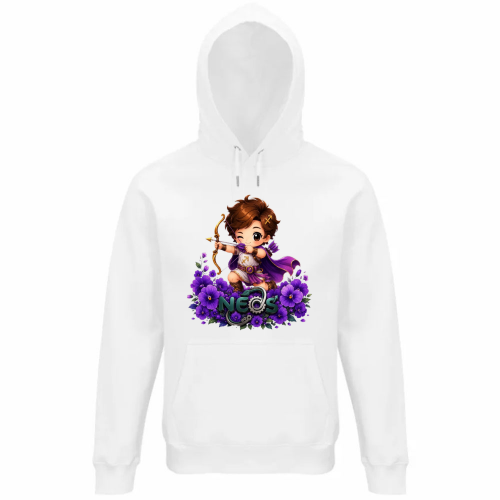 Felpa Organica Unisex Cappuccio