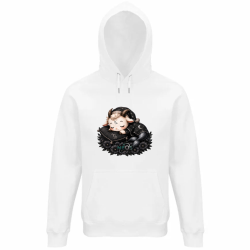 Felpa Organica Unisex Cappuccio