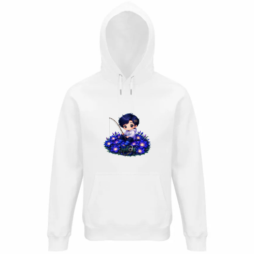 Felpa Organica Unisex Cappuccio