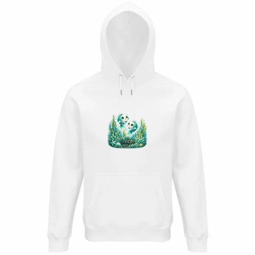 Felpa Organica Unisex Cappuccio