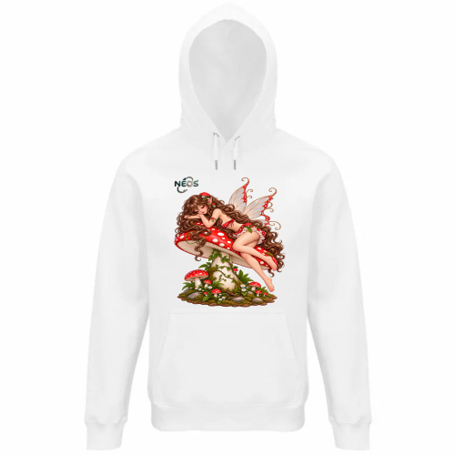 Felpa Organica Unisex Cappuccio