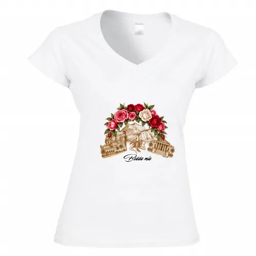 T-Shirt Donna Scollo V