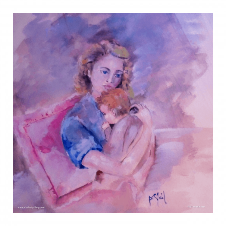 Mother Love Watercolor (PiVal)