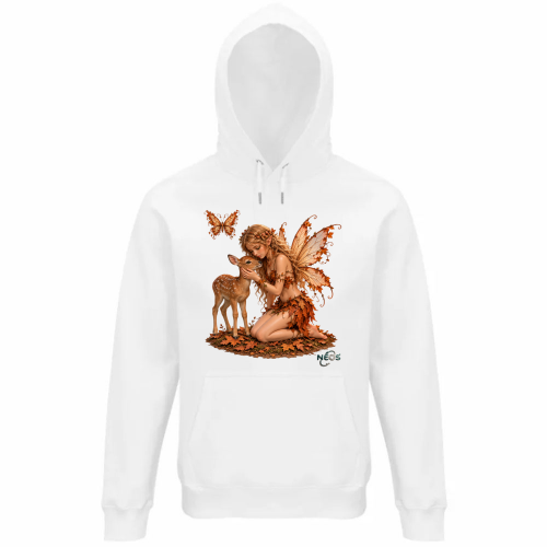 Felpa Organica Unisex Cappuccio