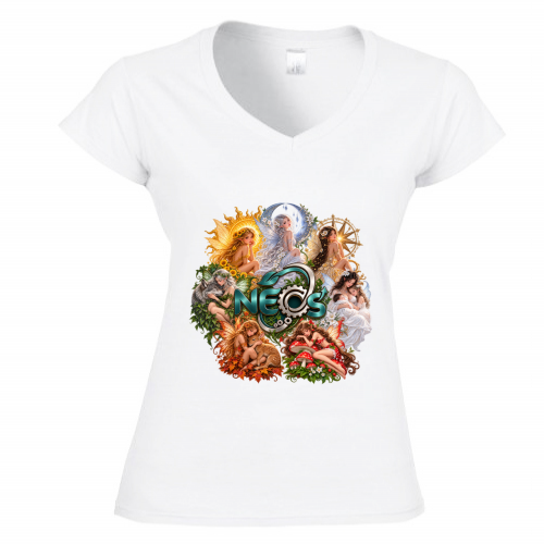 T-Shirt Donna Scollo V