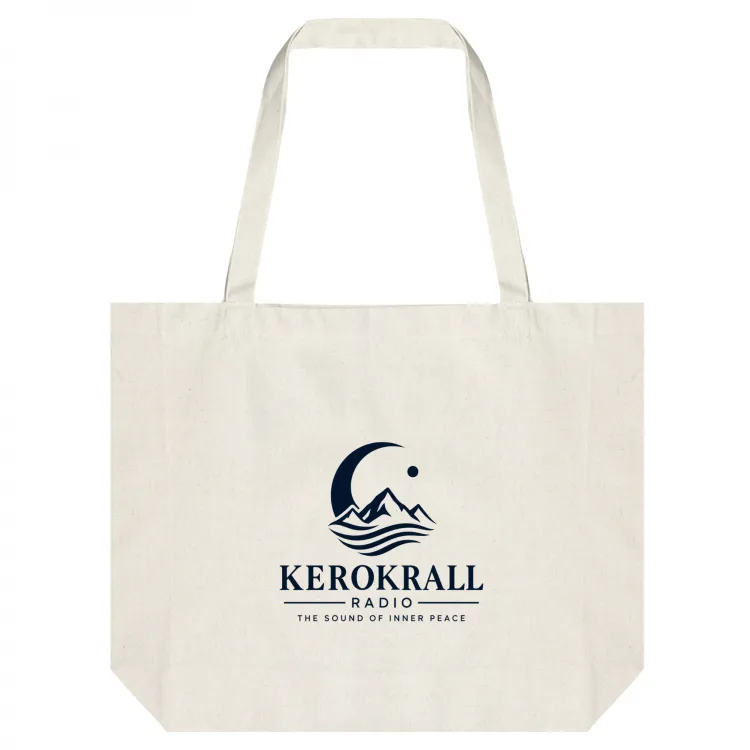 Radio Kerokrall. Tote bag in canapa