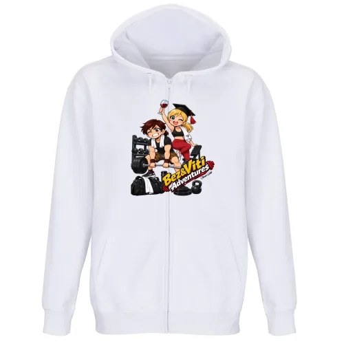 Felpa Premium Cappuccio Zip