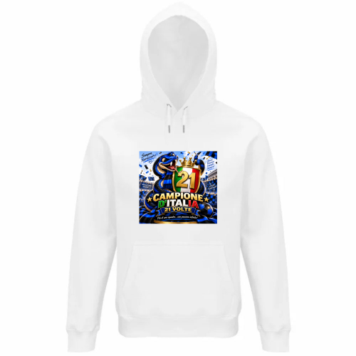 Felpa Organica Unisex Cappuccio