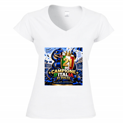 T-Shirt Donna Scollo V