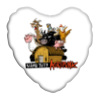 Zerocalcare per Agripunk cuscino cuore