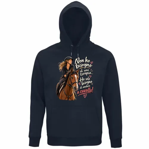 Felpa Organica Unisex Cappuccio