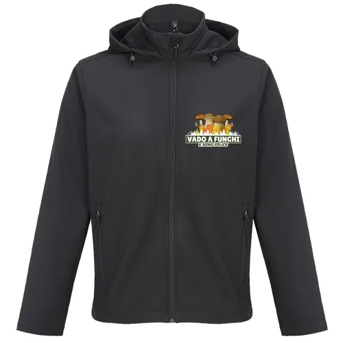 Giacca con Cappuccio Softshell
