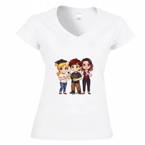 T-Shirt Donna Scollo V
