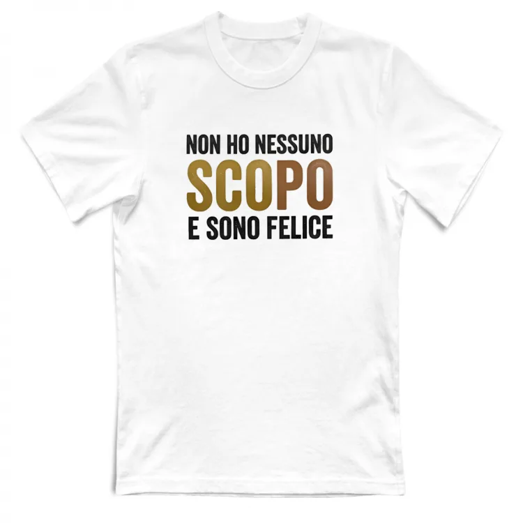 Non ho nessuno scopo