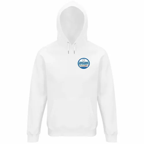 Felpa Organica Unisex Cappuccio